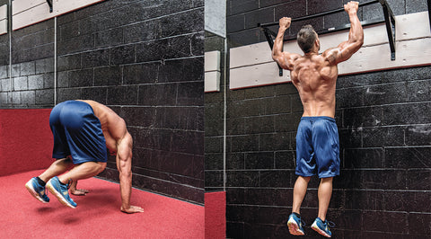 Burpee pull-ups Exercise with Pull Up Bar
