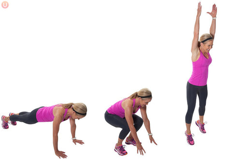 Burpees Exercise at Home 