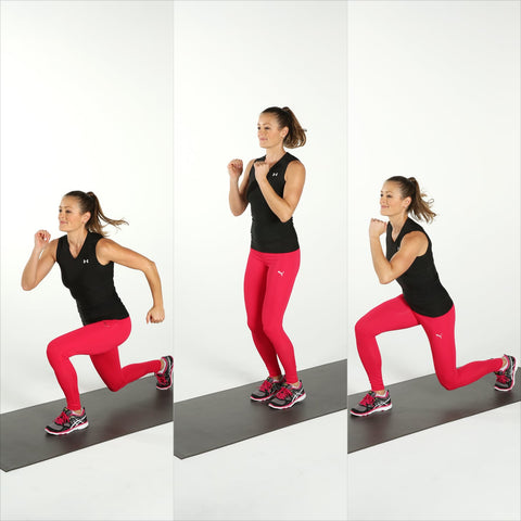 Split Jumps Exercise at Home 