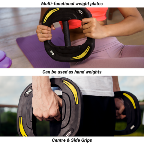 Multifunctional Weight Plates for Home Gym