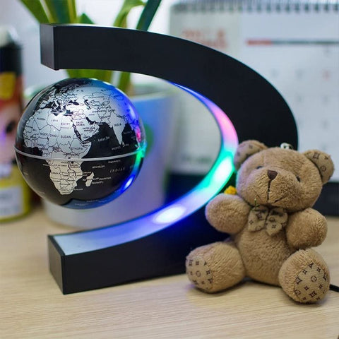 Globe Terrestre Lumineux Led Flottant Magnétique Levitation Globe