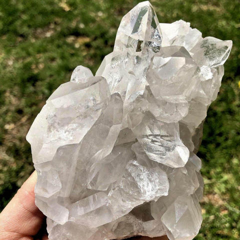 Pierre quartz Cristal de roche, propriétés naturelles