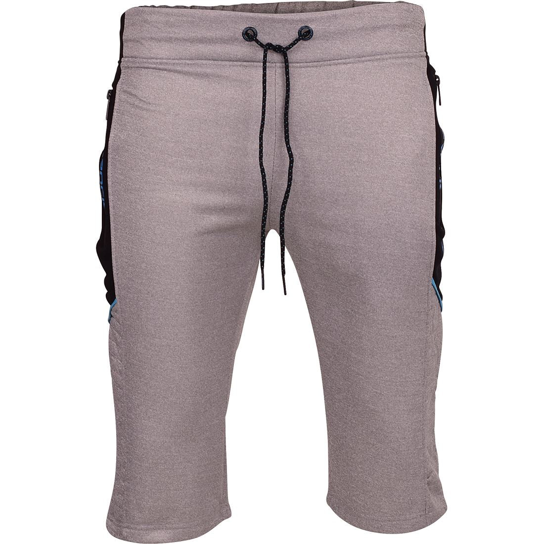 Mens D Rock Designer Fleece Shorts Zip Pockets Training Jog Gym Knee Short