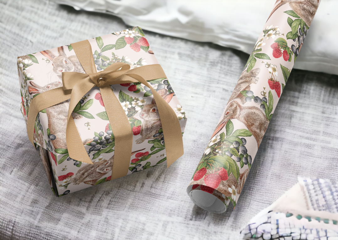 BUNNY BLOOM - WRAPPING PAPER