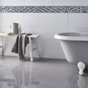 Gloss Bathroom Floor Tiles