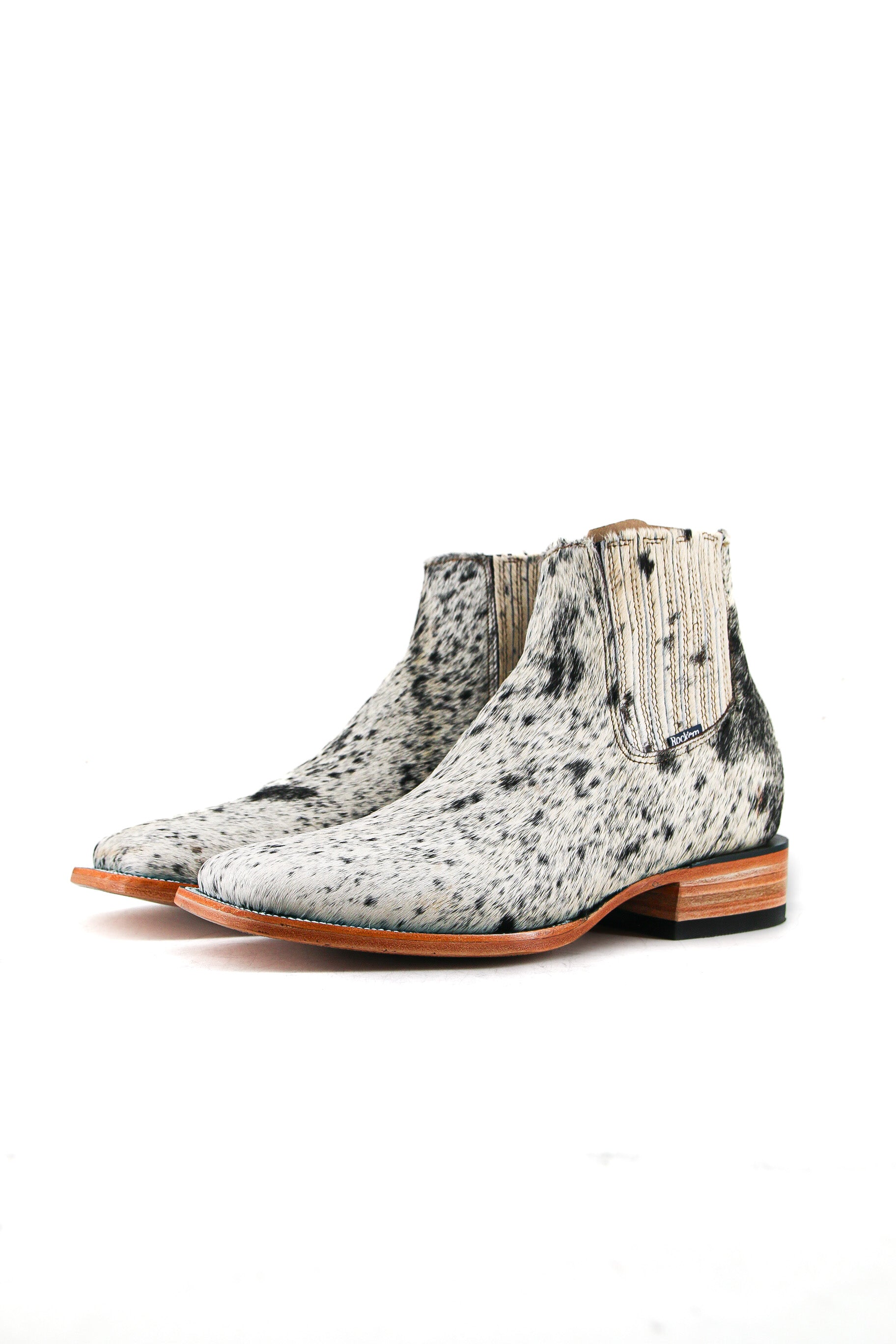 Men's Cowhide Square Toe Ankle Boot  Size 10.5 Box OM121