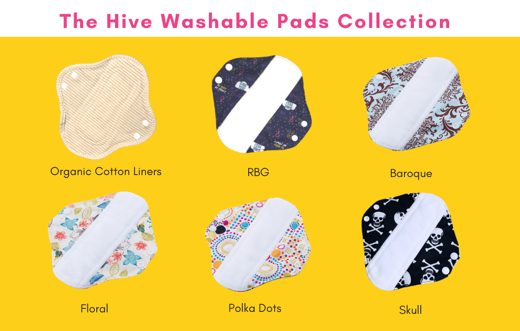 Organic Cotton Reusable Pads – Hive Brands