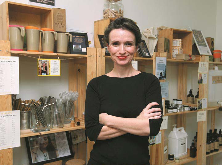 The founder of the hive eco store