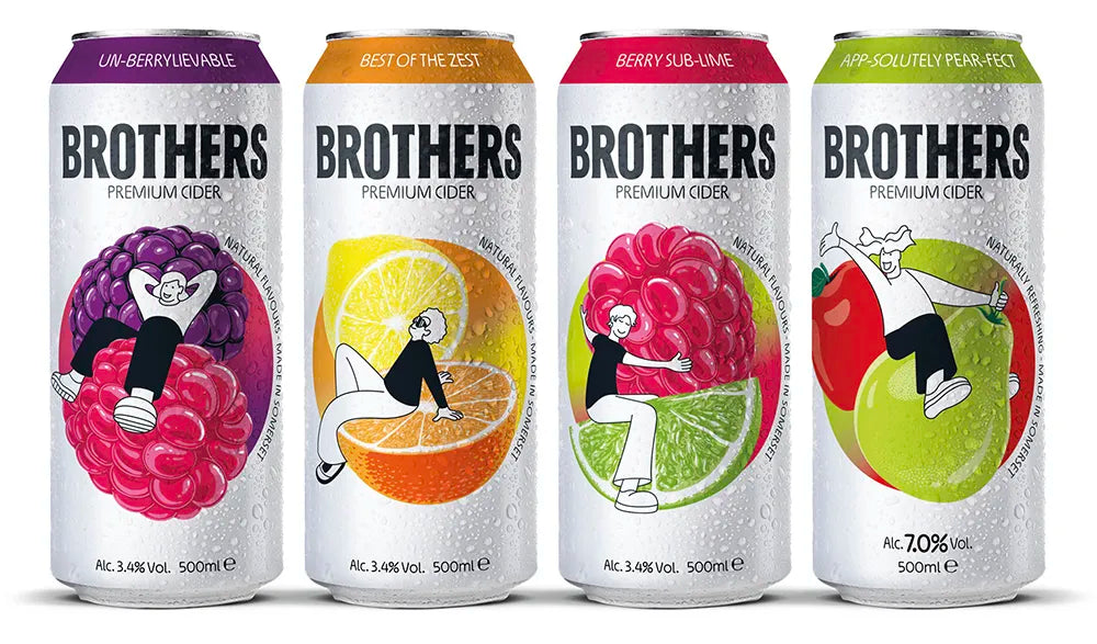Brithers range of flavoured fruit ciders