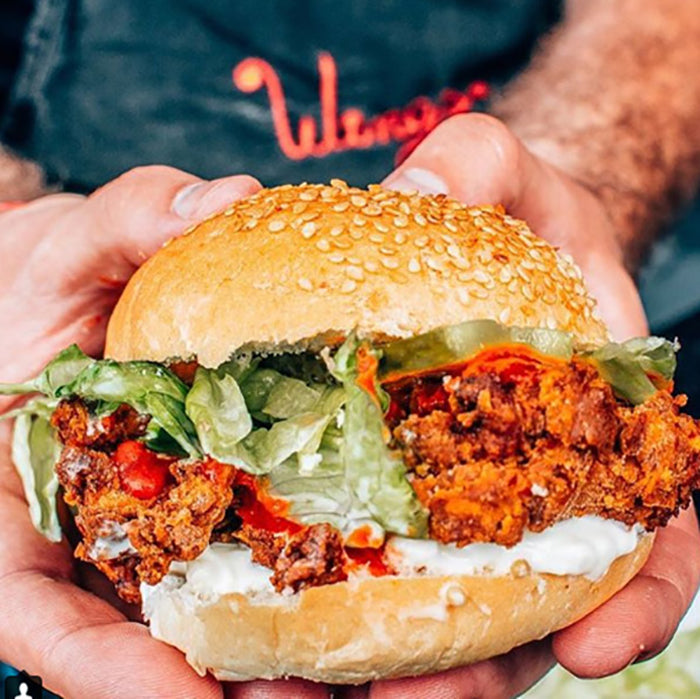 Fried Chicken Sandwich from Consuming Couple