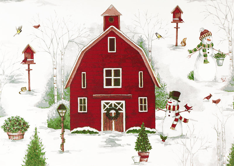 Country Winter Deluxe Boxed Holiday Cards