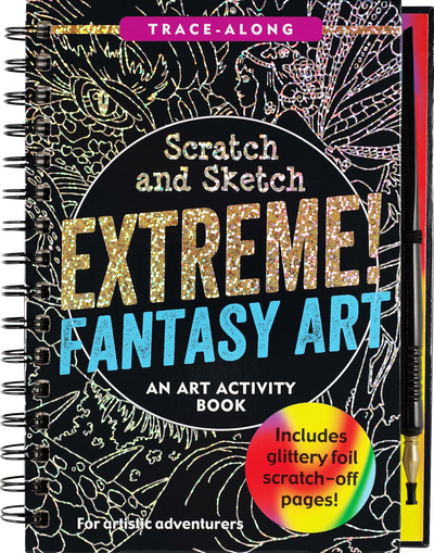 Super Scratch and Sketch: A Cool Art Activity Book for Budding Artists of All Ages [Book]