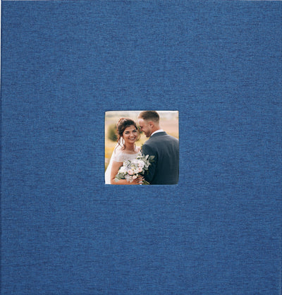 Black Linen Photo Album (40 Self-Adhesive Pages) – Peter Pauper Press