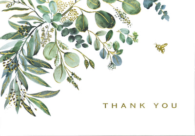 Vintage Parchment Thank You Cards