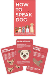 How to Speak Dog cards learn body language