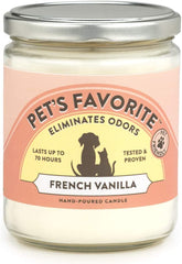 pet odor elimination candle french vanilla proven