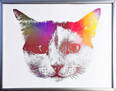 custom pet portrait handmade drawing cute personalized cat dog
