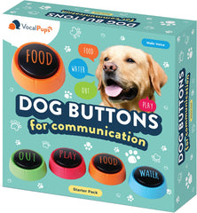 dog pet talking train training buttons speak learn soundboard communication