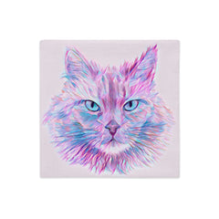 cat pillow custom art artwork drawing personalized pillowcase
