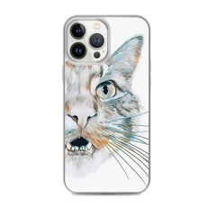 cat custom pet portrait phone case accessory