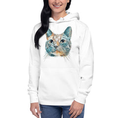 hoodie cat custom pet portrait accessory