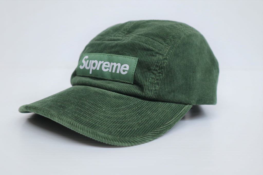 Supreme 2-Tone Corduroy Camp Cap Green-