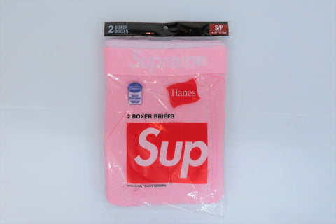 supreme hanes pink