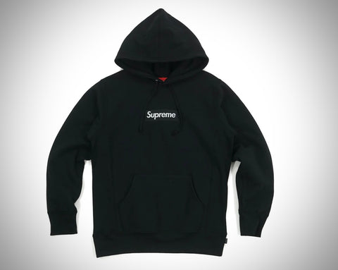 SUPREME 14FW Tonal Box Logo Pullover Hoodie BLACK L