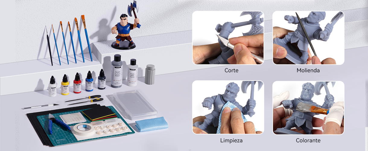 Kit de Impresión y Pintura 3D Anycubic - Un Conjunto Para Todas las Tareas