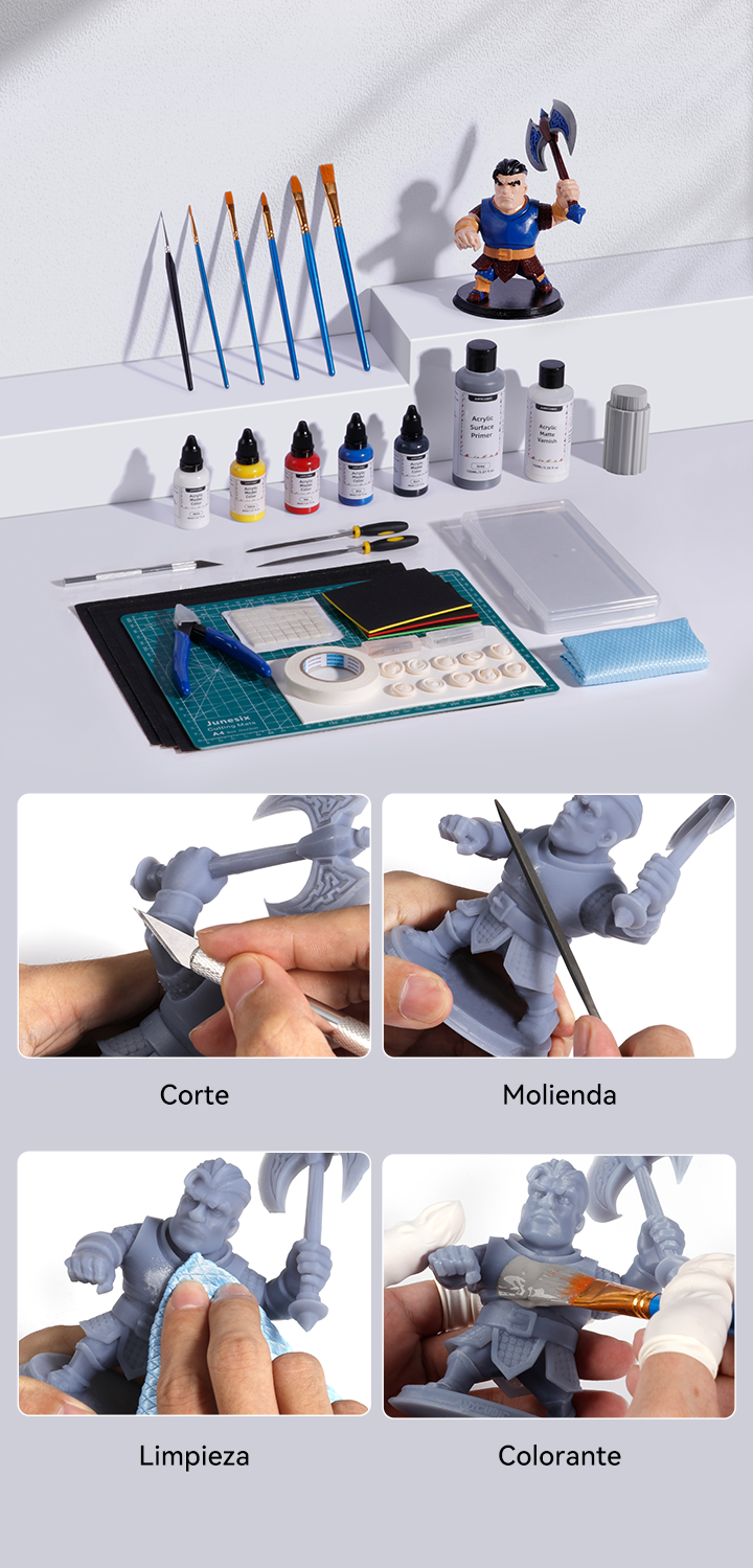 Kit de pintura para impresión 3D Anycubic: el kit de herramientas