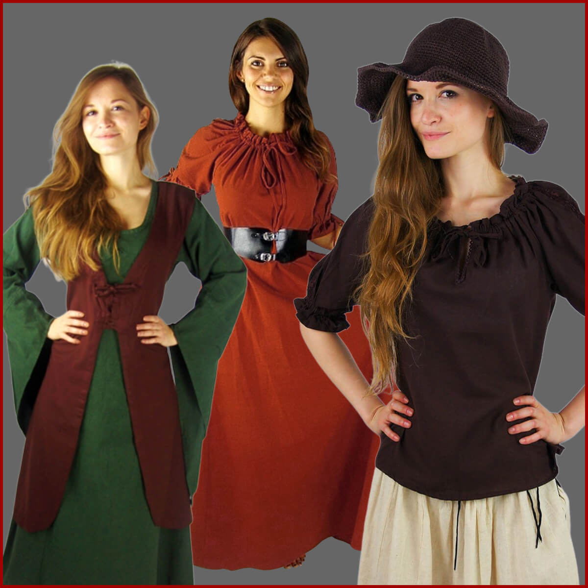 Mittelalter Kleidung für Damen kaufen