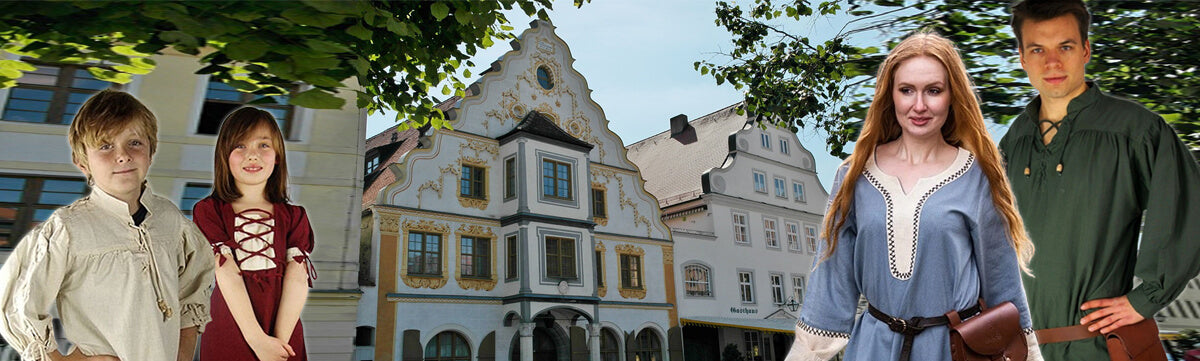Mittelalterkleidung zum Schlossfest in Neuburg an der Donau