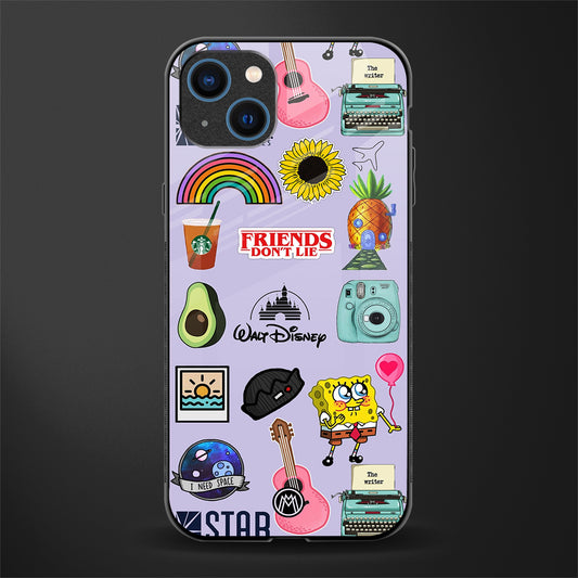  Funky & Fun Sticker Collage: Nourriture Impact Coque pour iPhone  11 Pro TPU Protecteur léger Phone Cover avec Stickers Icons Patches Random  Mixed