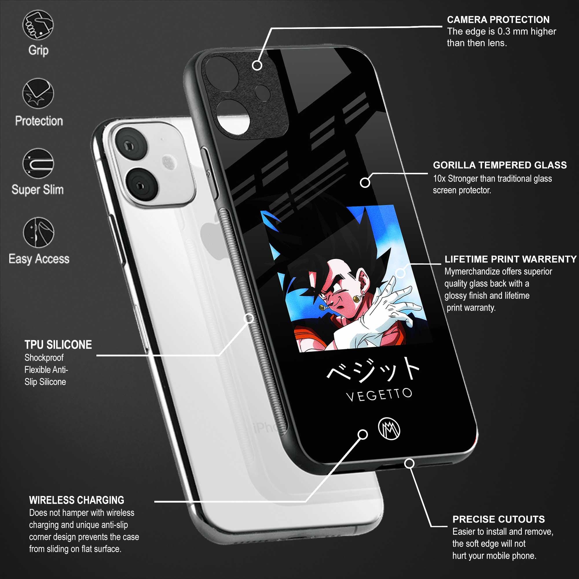 Goku Dragon Ball Z Anime Phone Cover for Samsung Galaxy S22 Ultra 5G   Glass Case  Mymerchandize