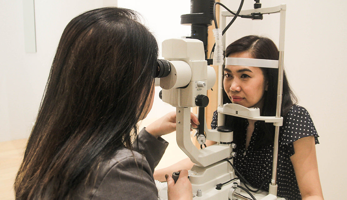 External Eye Examination (Slit Lamp Biomicroscopy)