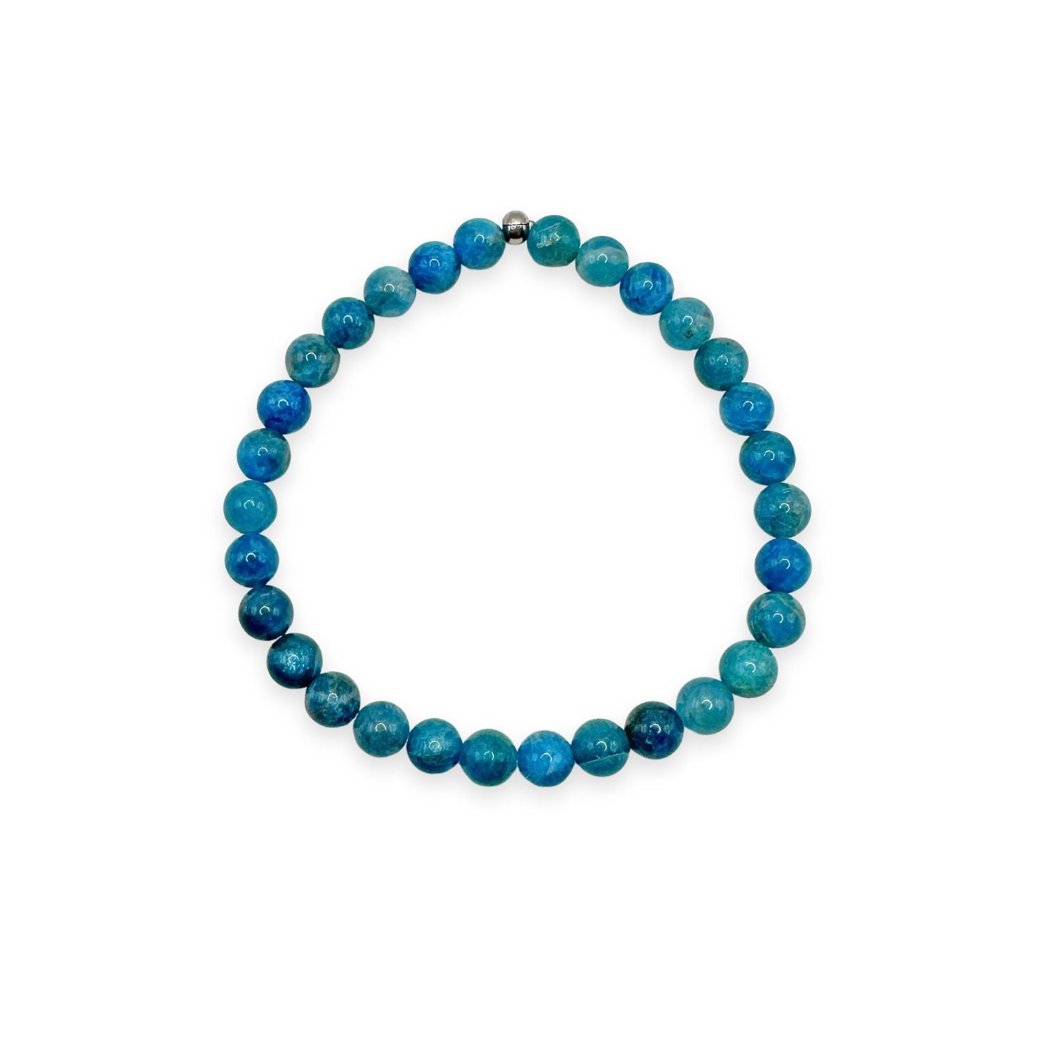 Manifestation & Motivation - Blue Apatite Mini Stacker Bracelet