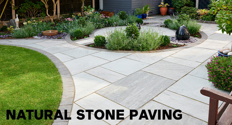 Natural Stone Paving for your garden patio area
