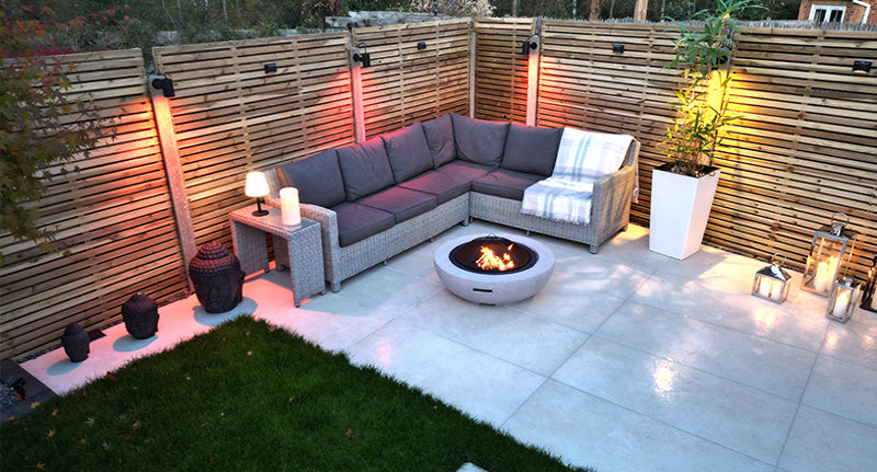 garden patio lighting can help bring your small patio to life