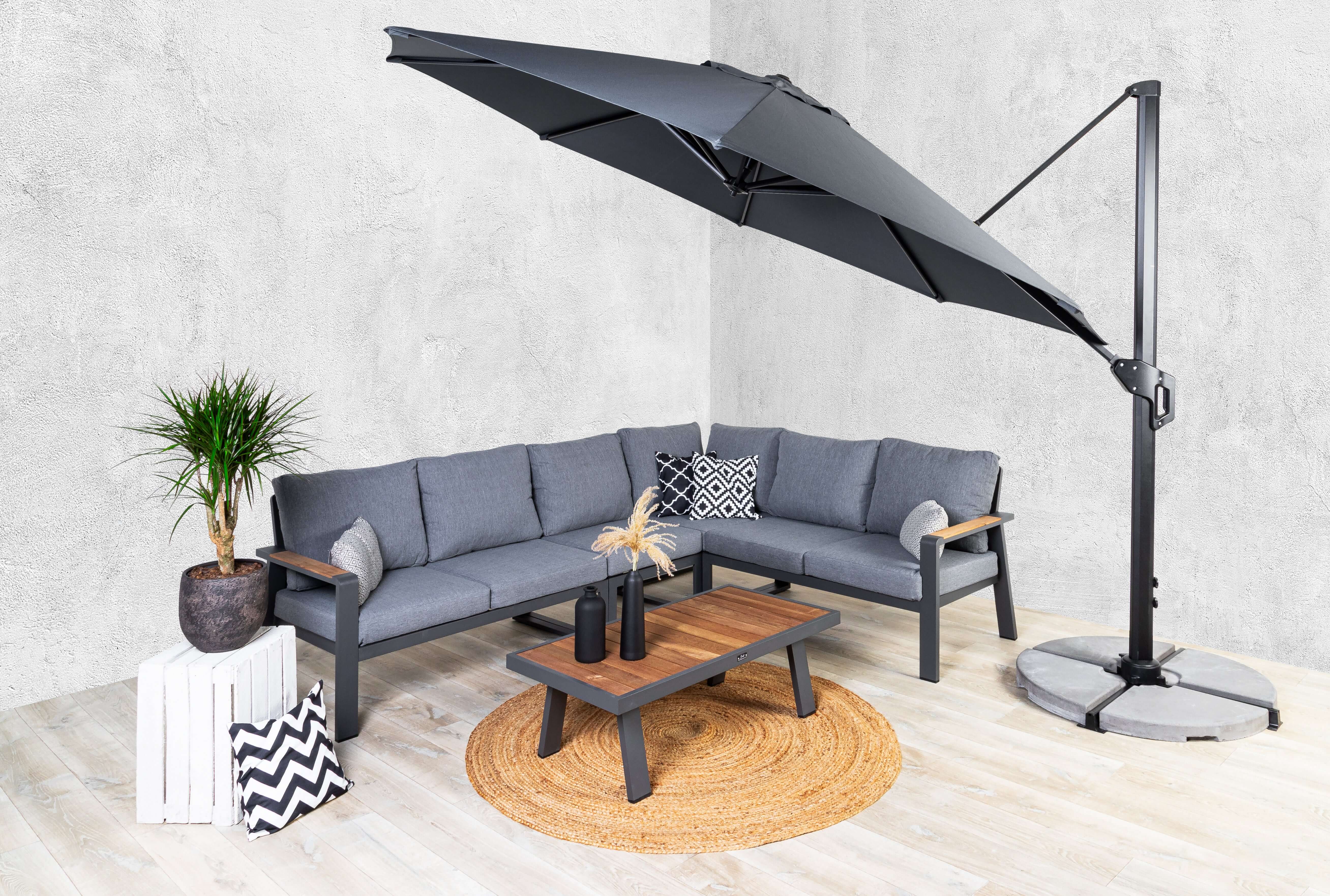 Terugroepen ontmoeten Licht Tenerife Zweefparasol deluxe Ø350 cm