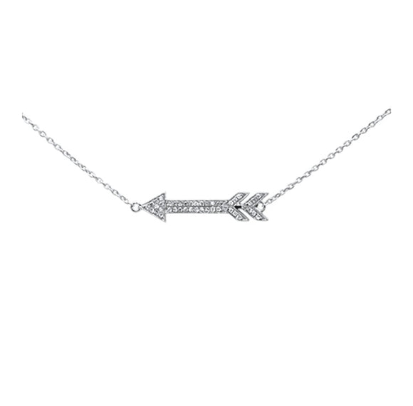 diamond arrow pendant