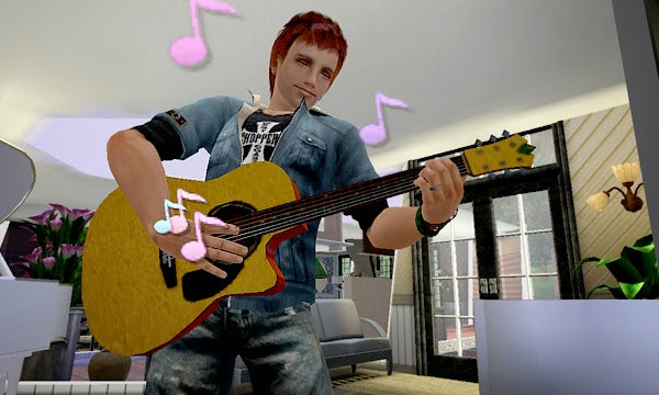 Sims 3 Eric Strumming Guitar