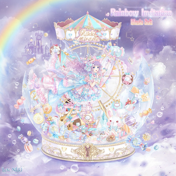 PlayWhatever Love Nikki Rainbow Invitation