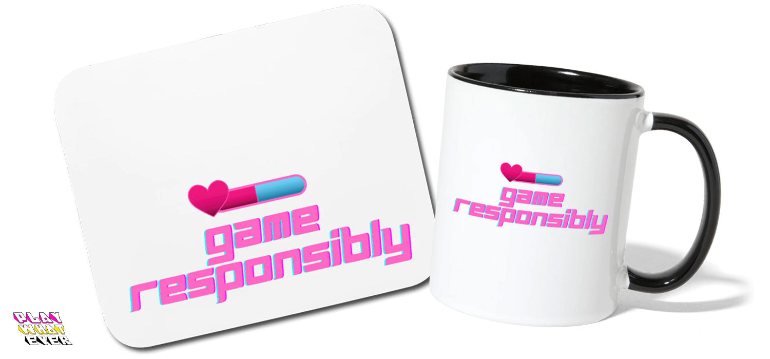 PlayWhatever Gaming Mouse Pad and Mug