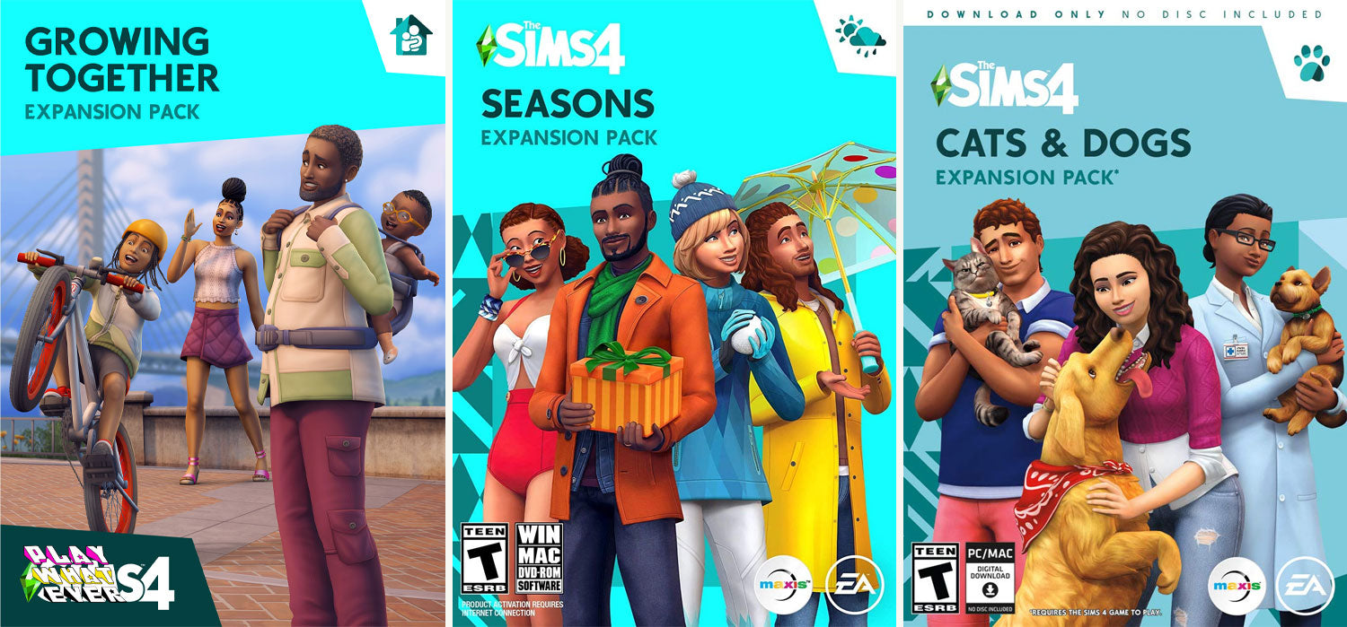 PlayWhatever Sims 4 Expansion Packs