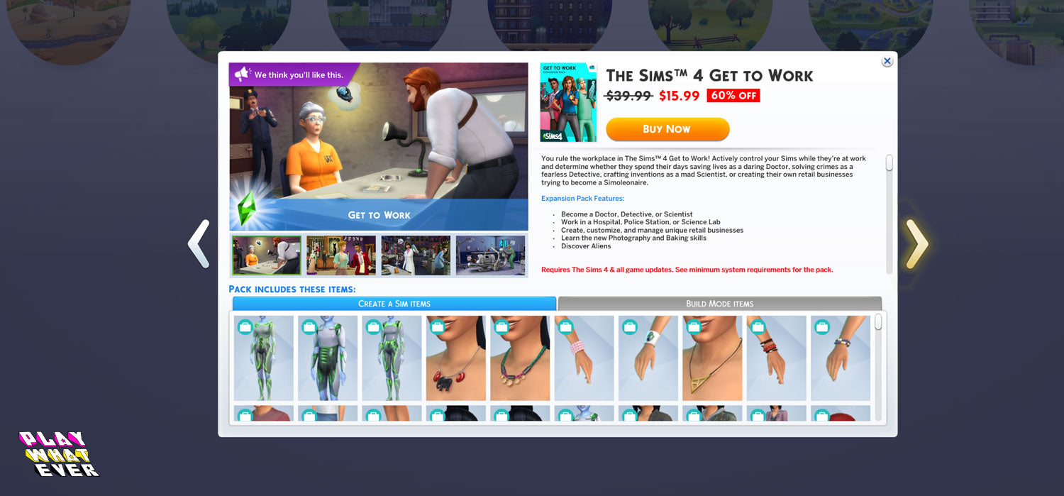 Sims 4 Expansion Sale