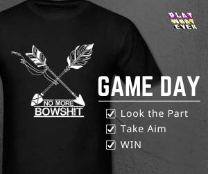 PlayWhatever Gamer No More Bowshit T-Shirt