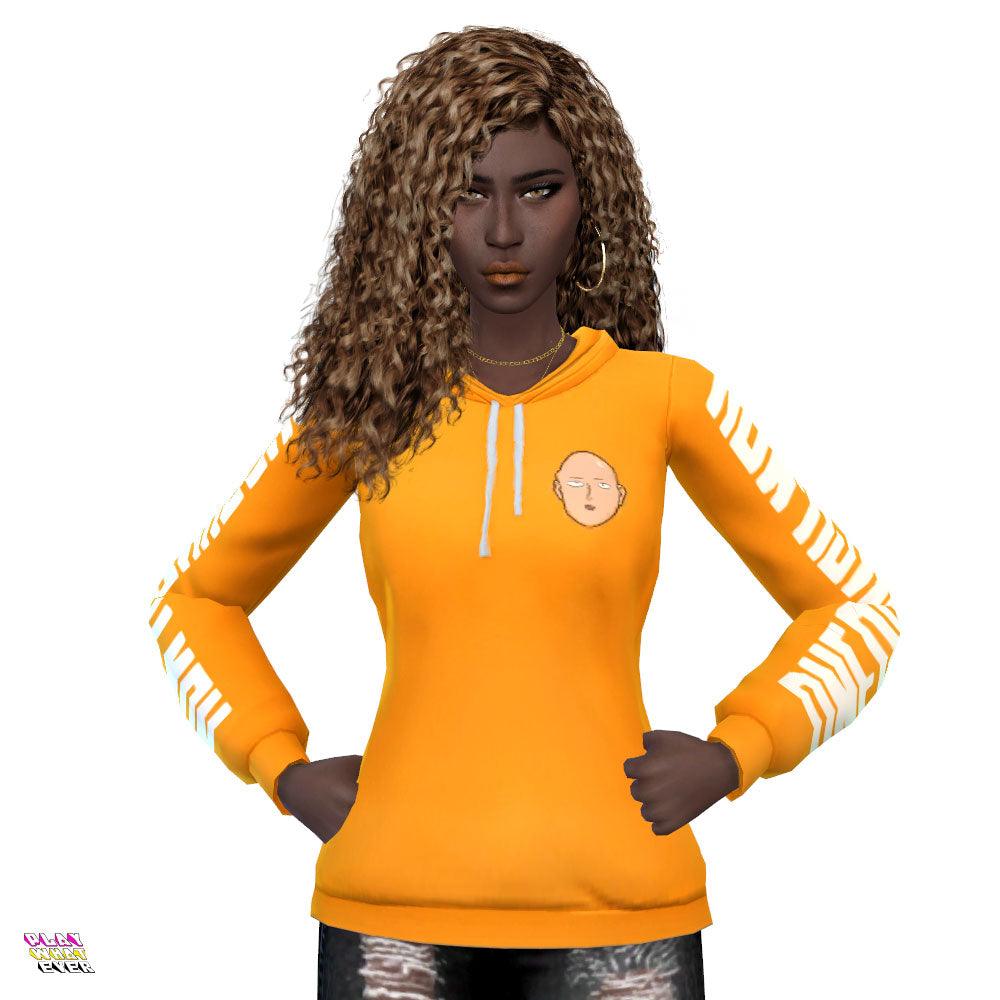 PlayWhatever Sims 4 CC One Punch Man Hoodie