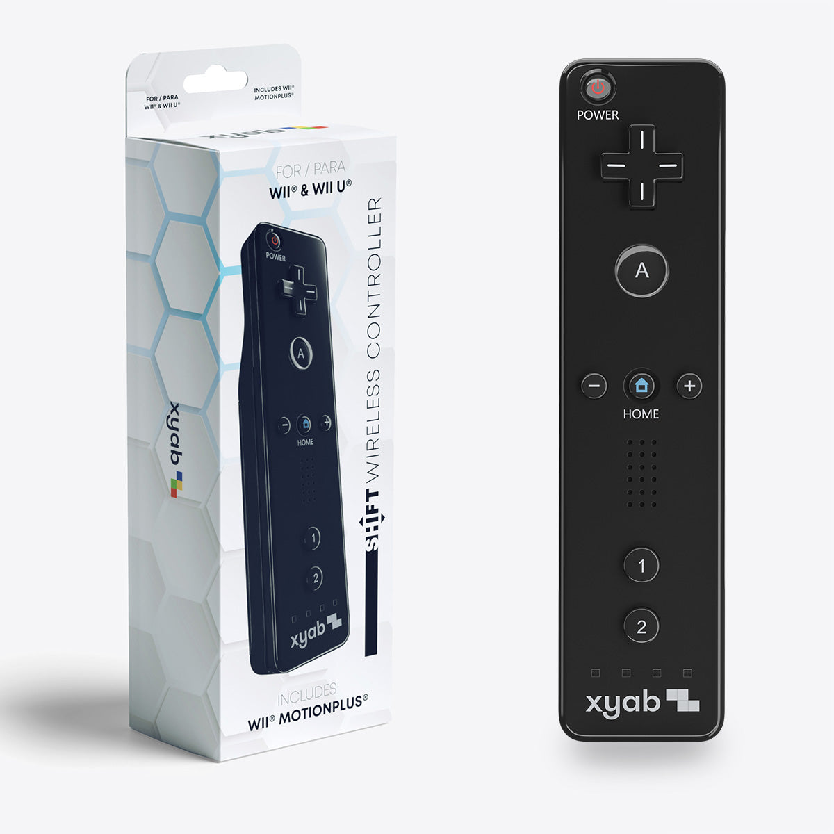 Wireless Controller - Black for Nintendo Wii® (Non Motion Plus) - XYAB
