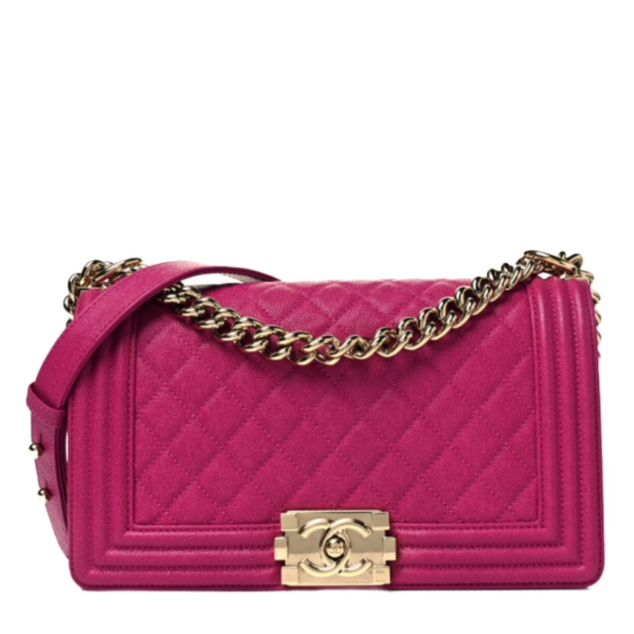 fuchsia pink chanel bag