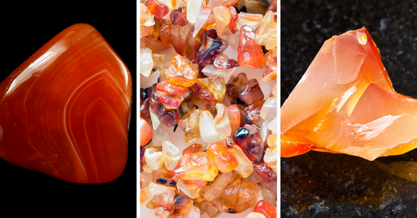 Carnelian in various forms